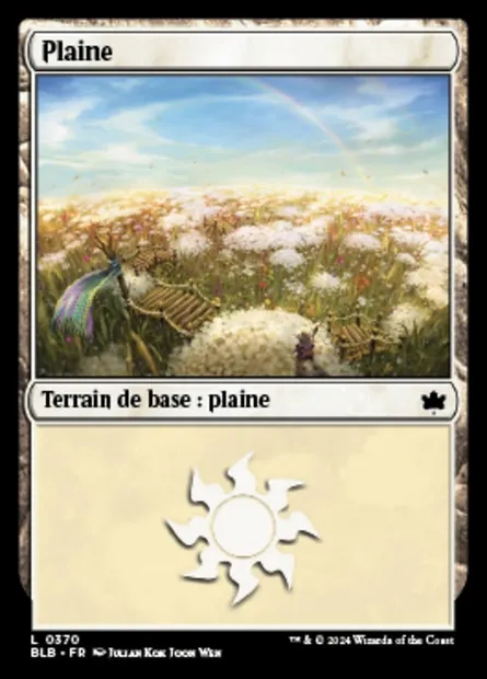 Plaine, carte Magic BLB 370 — extension Bloomburrow
