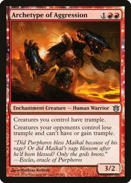Archetype of Aggression, Magic card BNG 88 — Born of the Gods set