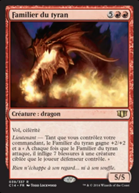 Familier du tyran, carte Magic C14 39 — extension Commander 2014