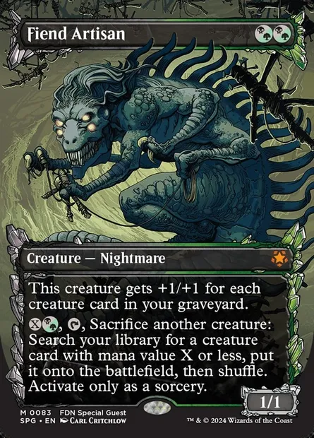 Fiend Artisan, Magic card SPG 83 — Special Guests set