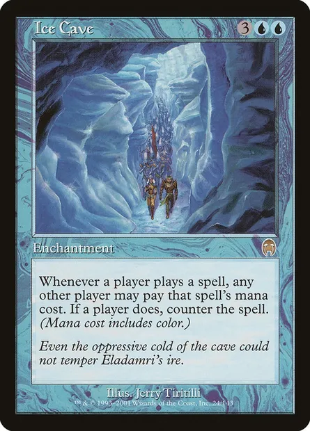 Ice Cave, Magic card APC 24 — Apocalypse set