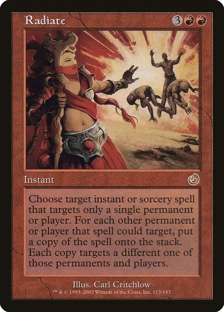 Radiate, Magic card TOR 113 — Torment set