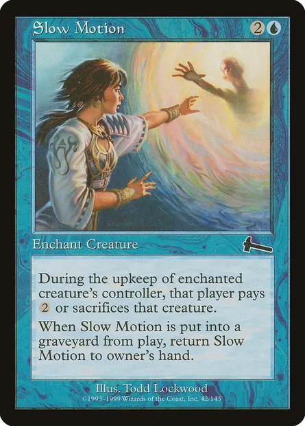 Ralenti, carte Magic ULG 42 — extension Héritage d'Urza