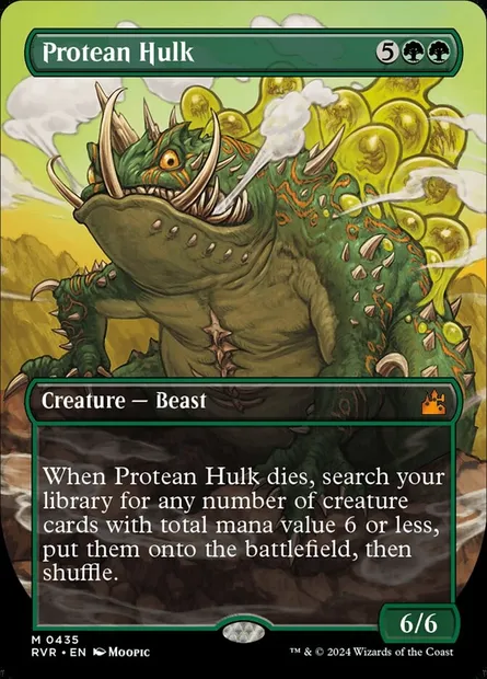 Protean Hulk, Magic card RVR 435 — Ravnica Remastered set