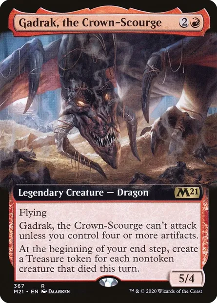 Gadrak, the Crown-Scourge, Magic card M21 367 — Core Set 2021 set