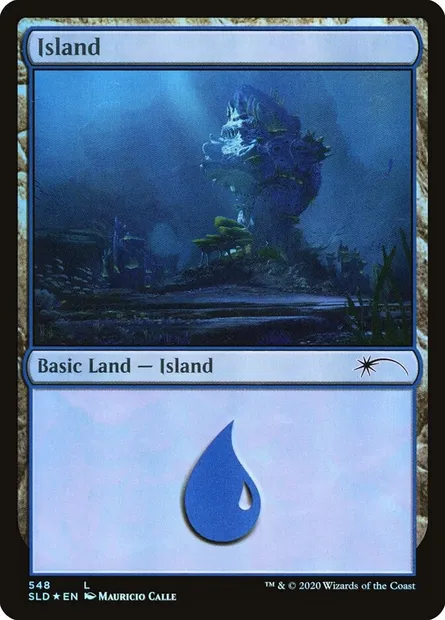 Island, Magic card SLD 548 — Secret Lair Drop set