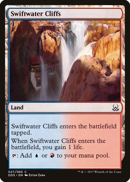 Swiftwater Cliffs, Magic card DDS 27 — Duel Decks: Mind vs. Might set