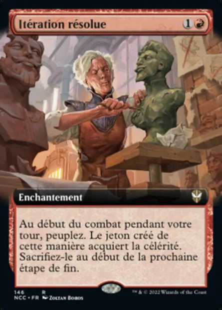 Itération résolue, carte Magic NCC 146 — extension New Capenna Commander