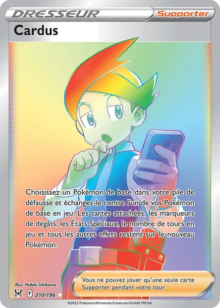 Cardus, carte Pokémon LOR 210 — extension Origine Perdue