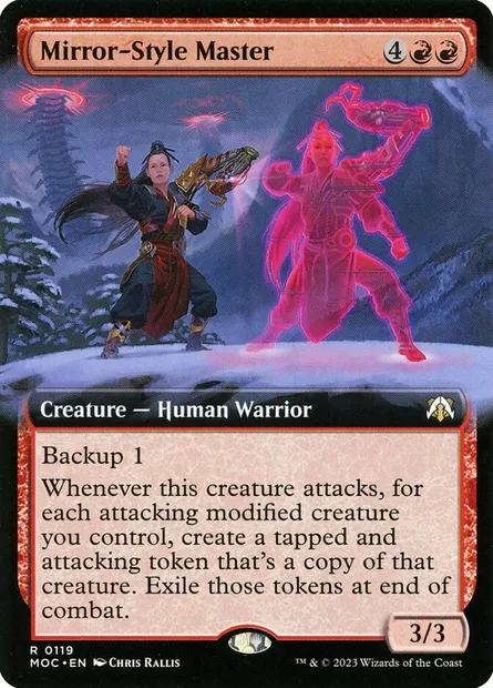 Mirror-Style Master, Magic card MOC 119 — March of the Machine Commander set