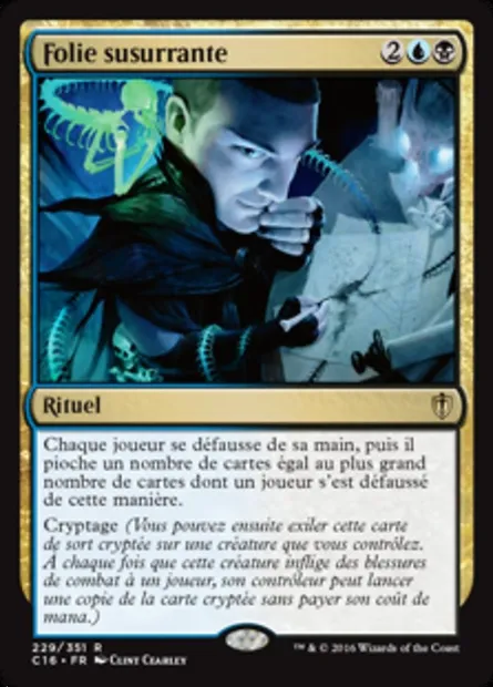 Folie susurrante, carte Magic C16 229 — extension Commander 2016