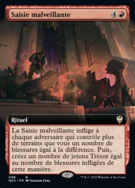 Saisie malveillante, carte Magic NCC 98 — extension New Capenna Commander