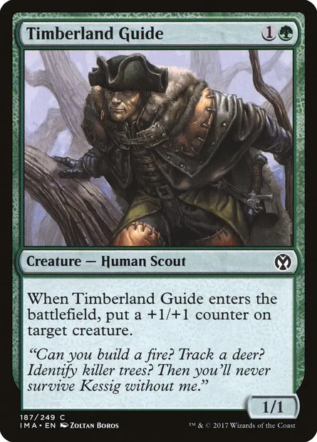 Timberland Guide, Magic card IMA 187 — Iconic Masters set