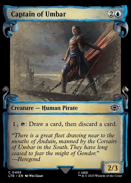 Captain of Umbar, Magic card LTR 496 — The Lord of the Rings: Tales of Middle-earth set