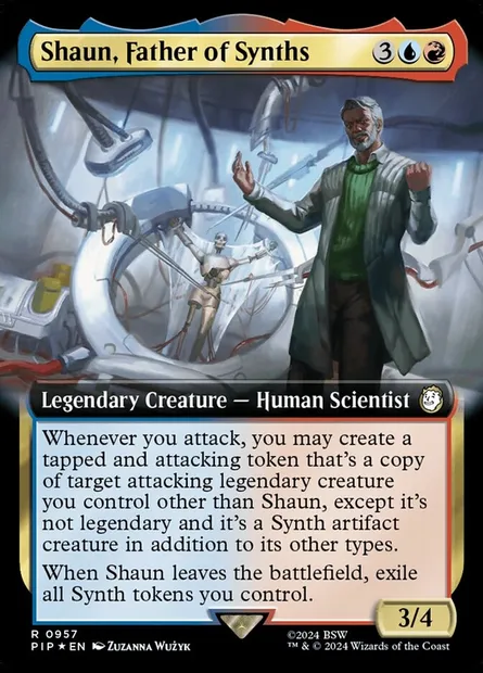 Shaun, Father of Synths, Magic card PIP 957 — Fallout set