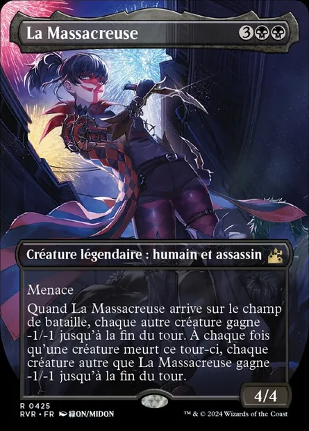 La Massacreuse, carte Magic RVR 425 — extension Ravnica Remastered