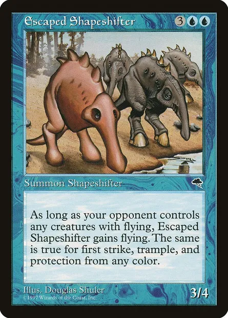 Changeforme en liberté, carte Magic TMP 62 — extension Tempête