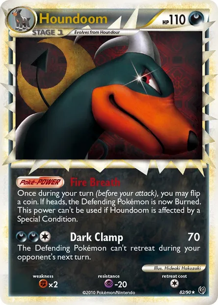 Houndoom, Pokémon card UD 82 — Undaunted set