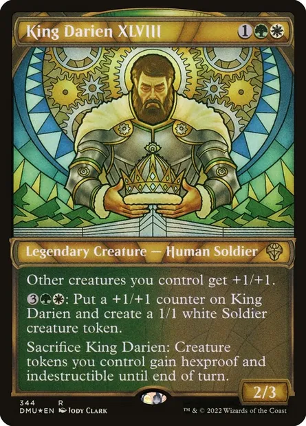 King Darien XLVIII, Magic card DMU 344 — Dominaria United set