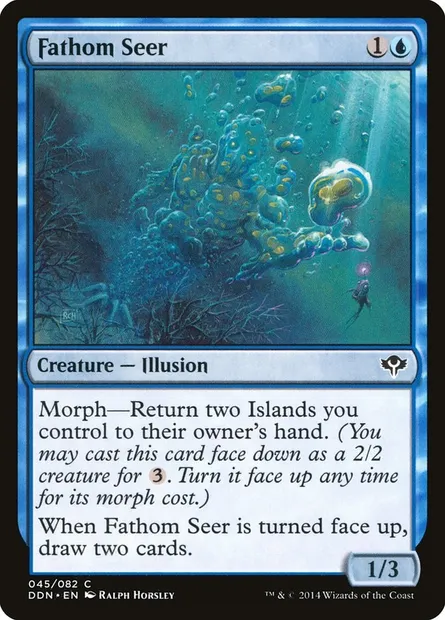 Fathom Seer, Magic card DDN 45 — Duel Decks: Speed vs. Cunning set