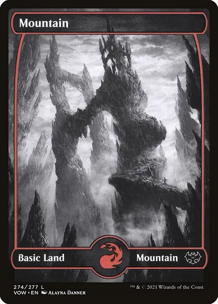Mountain, Magic card VOW 274 — Innistrad: Crimson Vow set