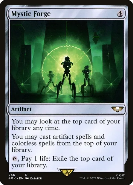 Mystic Forge, Magic card 40K 246 — Warhammer 40,000 Commander set
