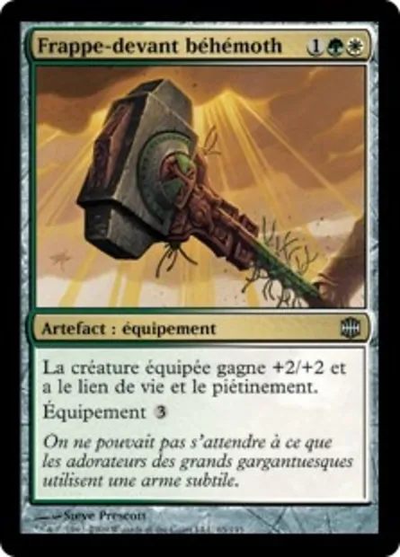 Frappe-devant béhémoth, carte Magic ARB 65 — extension La Renaissance d'Alara