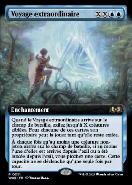Voyage extraordinaire, carte Magic WOE 331 — extension Wilds of Eldraine