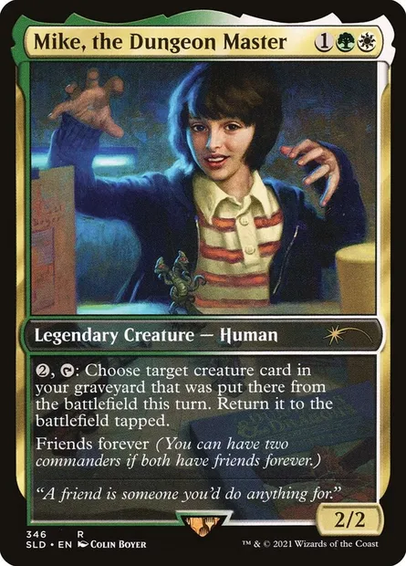 Mike, the Dungeon Master, Magic card SLD 346 — Secret Lair Drop set