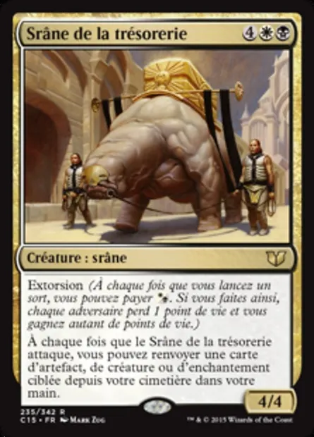 Srâne de la trésorerie, carte Magic C15 235 — extension Commander 2015
