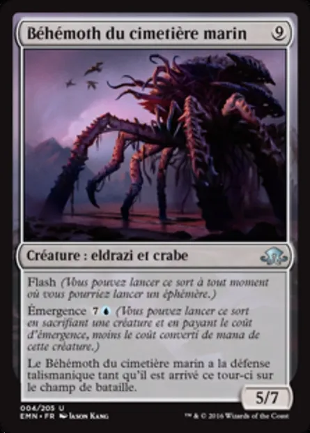 Béhémoth du cimetière marin, carte Magic EMN 4 — extension La lune hermétique