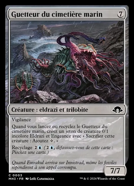 Guetteur du cimetière marin, carte Magic MH3 3 — extension Modern Horizons 3