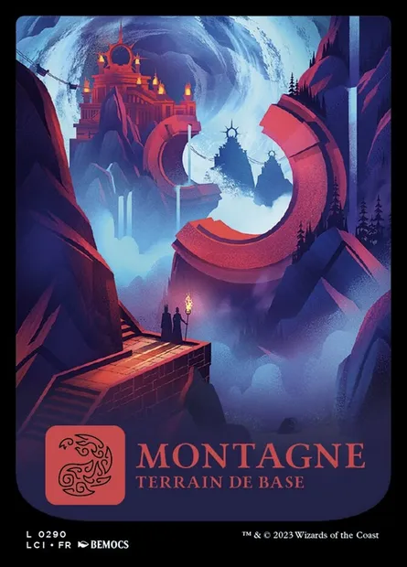 Montagne, carte Magic LCI 290 — extension The Lost Caverns of Ixalan