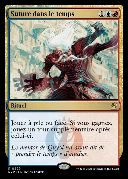 Suture dans le temps, carte Magic RVR 229 — extension Ravnica Remastered