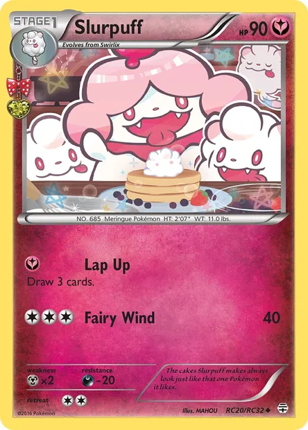 Slurpuff, Pokémon card GEN RC20 — Generations set