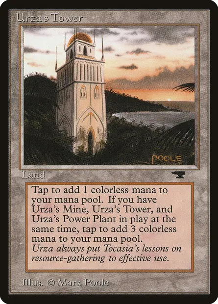 Urza's Tower, Magic card ATQ 85b — Antiquities set