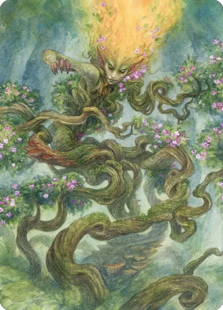Titania, Protector of Argoth // Titania, Protector of Argoth, carte Magic AMH2 43 — extension Modern Horizons 2 Art Series