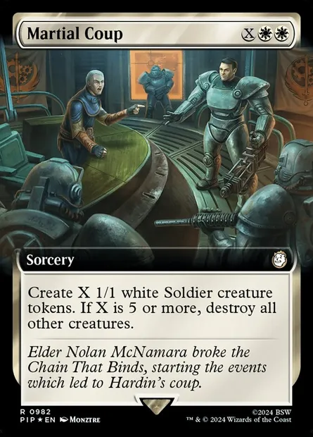 Martial Coup, Magic card PIP 982 — Fallout set