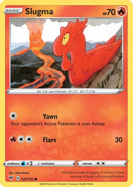 Slugma, Pokémon card VIV 27 — Vivid Voltage set
