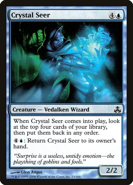 Crystal Seer, Magic card GPT 23 — Guildpact set