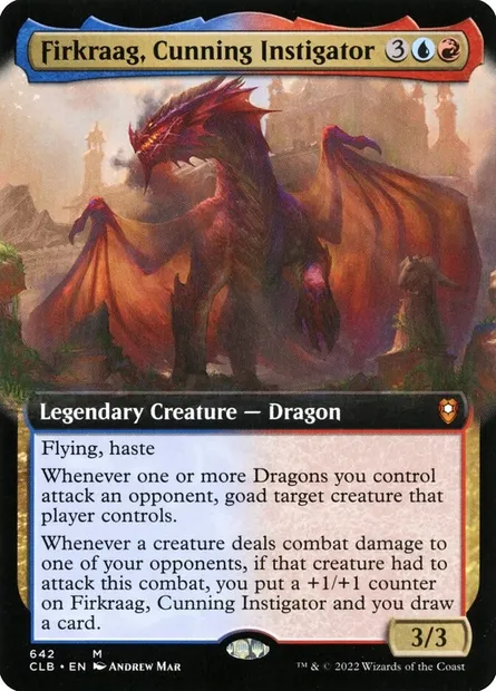 Firkraag, Cunning Instigator, Magic card CLB 642 — Commander Legends: Battle for Baldur's Gate set