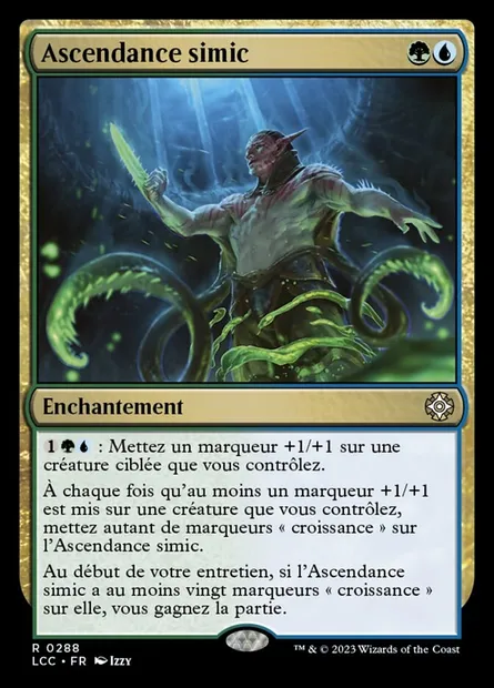 Ascendance simic, carte Magic LCC 288 — extension The Lost Caverns of Ixalan Commander
