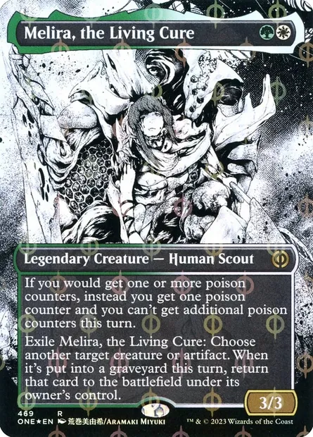 Melira, the Living Cure, Magic card ONE 469 — Phyrexia: All Will Be One set
