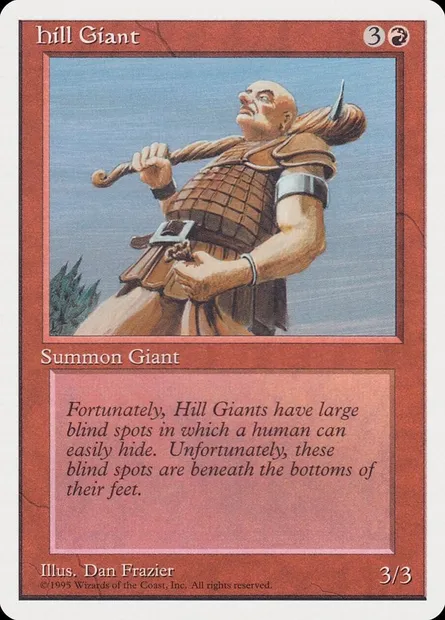 Hill Giant, Magic card RQS 32 — Rivals Quick Start Set set