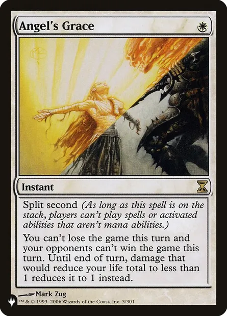 Angel's Grace, Magic card PLST TSP-3 — The List set