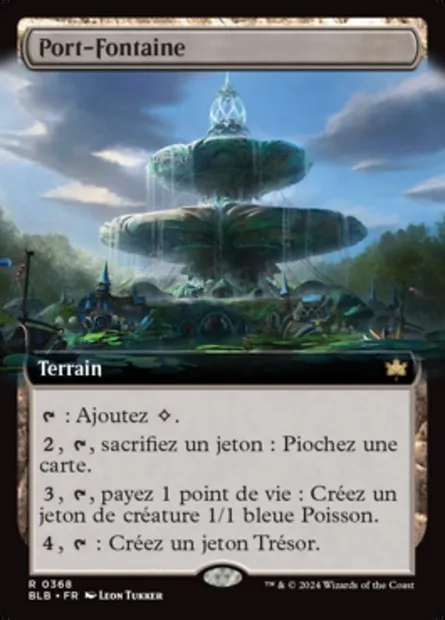 Port-Fontaine, carte Magic BLB 368 — extension Bloomburrow
