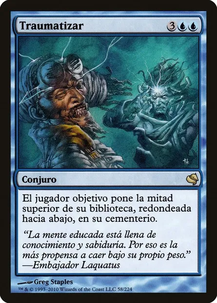 Traumatisme, carte Magic PS11 58 — extension Salvat 2011