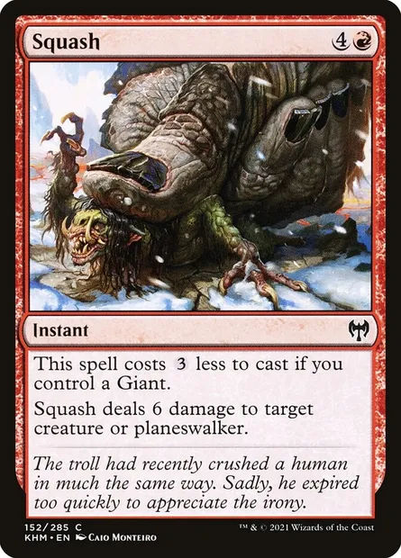 Squash, Magic card KHM 152 — Kaldheim set