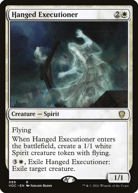 Hanged Executioner, Magic card VOC 89 — Crimson Vow Commander set