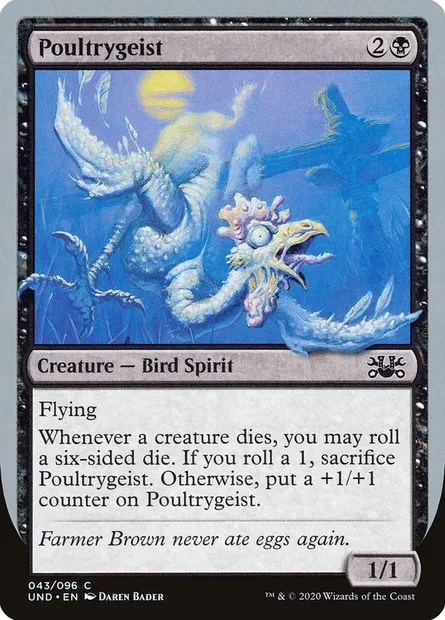 Poultrygeist, Magic card UND 43 — Unsanctioned set